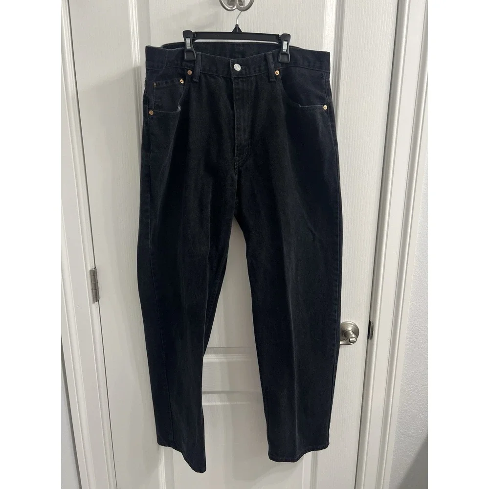 Vintage 1980's-2002 Black Men's Levi's Jeans 550 W36XL32